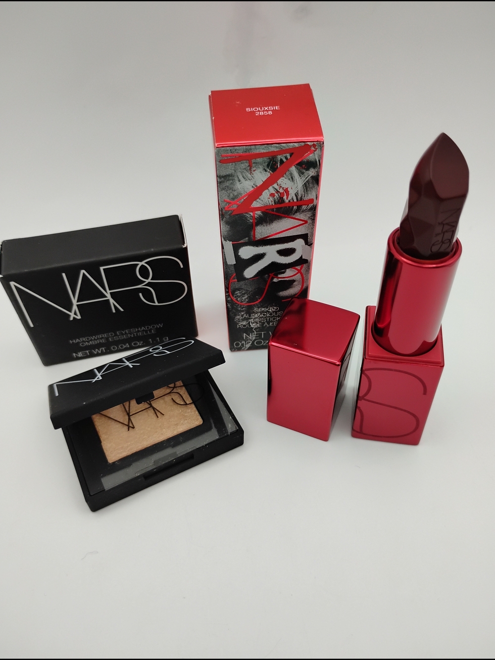 NARS Limited Edition Lipstick & Gold Shimmer Eyeshadow Set
